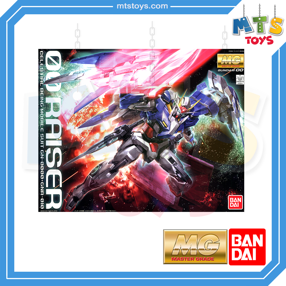 **MTS Toys**กันดั้ม MG 1/100 Master Grade Gundam : GN-0000+GNR-010 00 RAISER