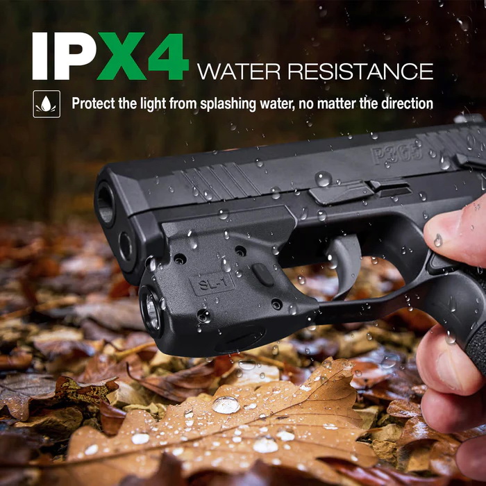 🇹🇭 1078 ไทยแลนด์ แทคติคอล ไฟฉาย Warriorland SL-1 + ซองพกใน Kydex G43/G43X ( เฉพาะรุ่นที่ไม่มีราง )