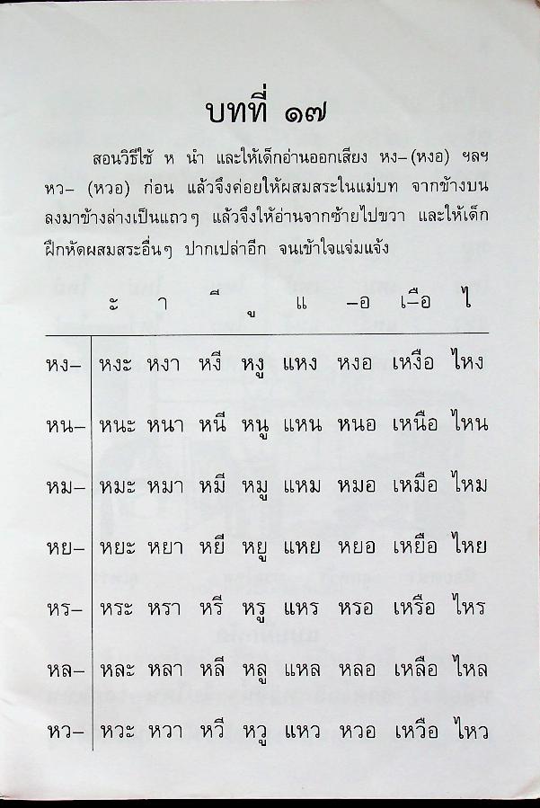 แบบเรียนเร็วใหม่ เล่ม ๑ ตอนกลาง ชั้นประถมศึกษาปีที่ ๒