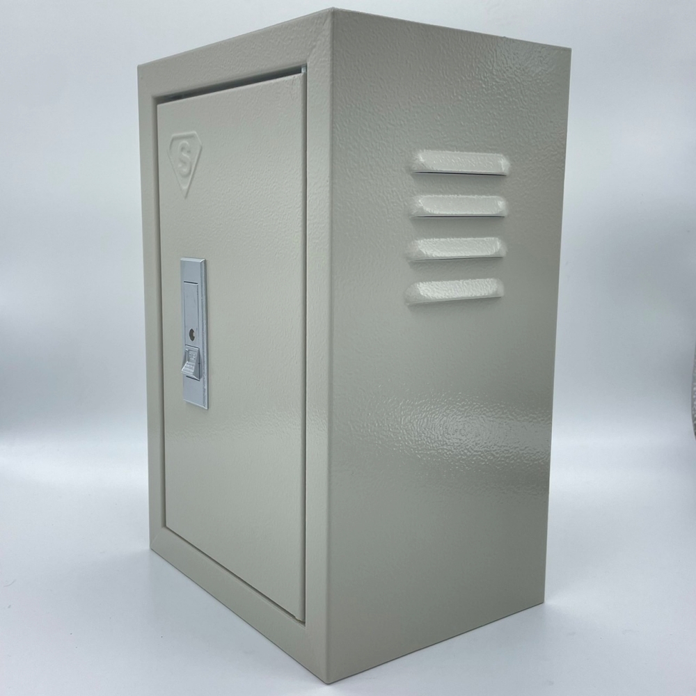 SUPER TSLC-06 ตู้ไฟสวิทช์บอร์ดมาตรฐาน แบบธรรมดา มีหลังคา SIZE (WXHXD) : 440X610X230 mm. ความหนา 0.8 mm. IP30 สีครีม