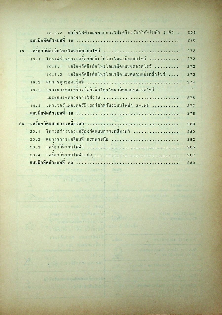 วิศวกรรมไฟฟ้า ทฤษฎีเครื่องวัดไฟฟ้า การวัดขนาดทางไฟฟ้า