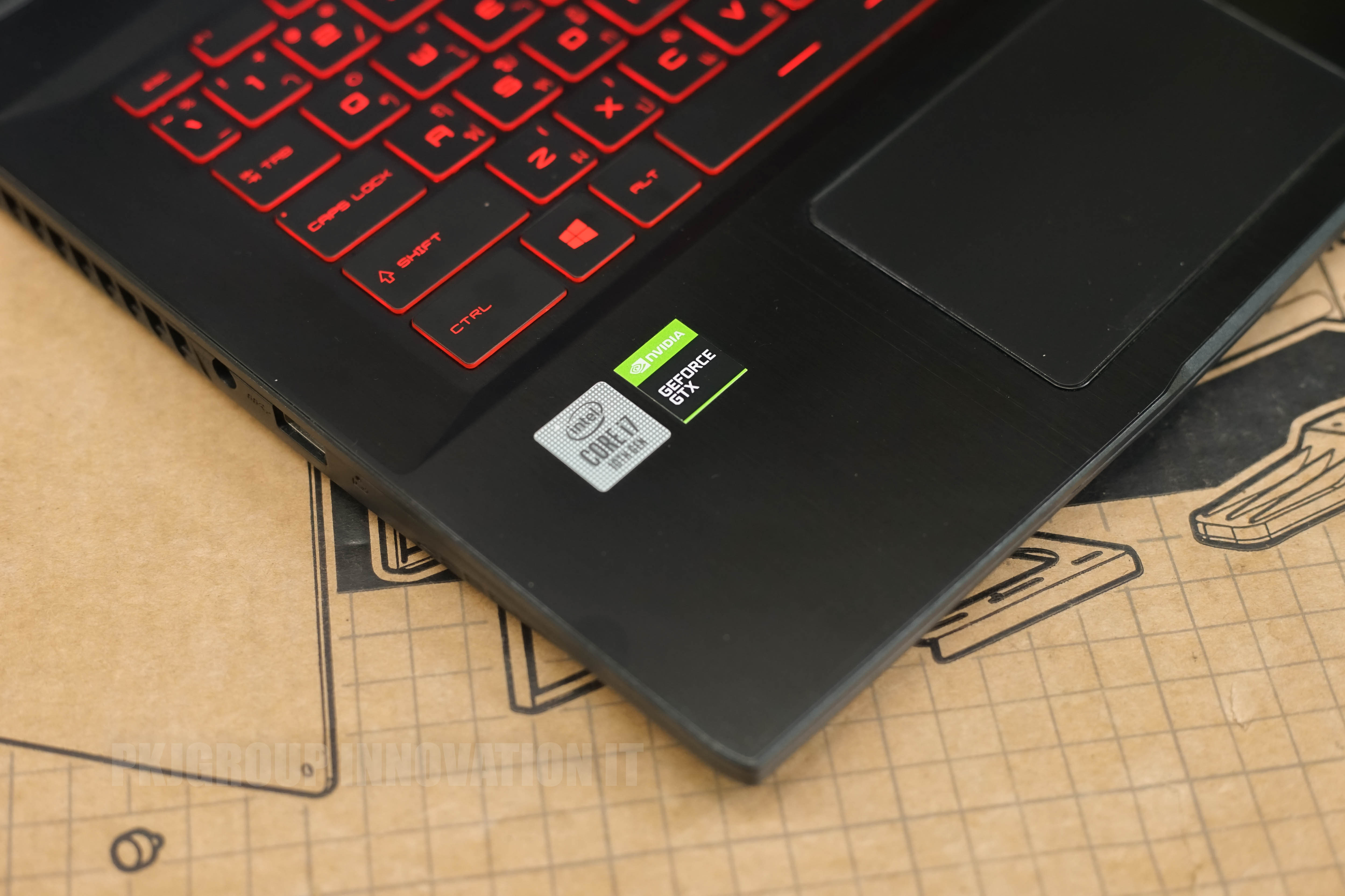 โน๊ตบุ๊คเล่นเกมมือสอง MSI GF63 THIN 10SCXR-293TH I7-10750H RAM 16 GB GTX 1650Ti **ตำหนิในโพสต์