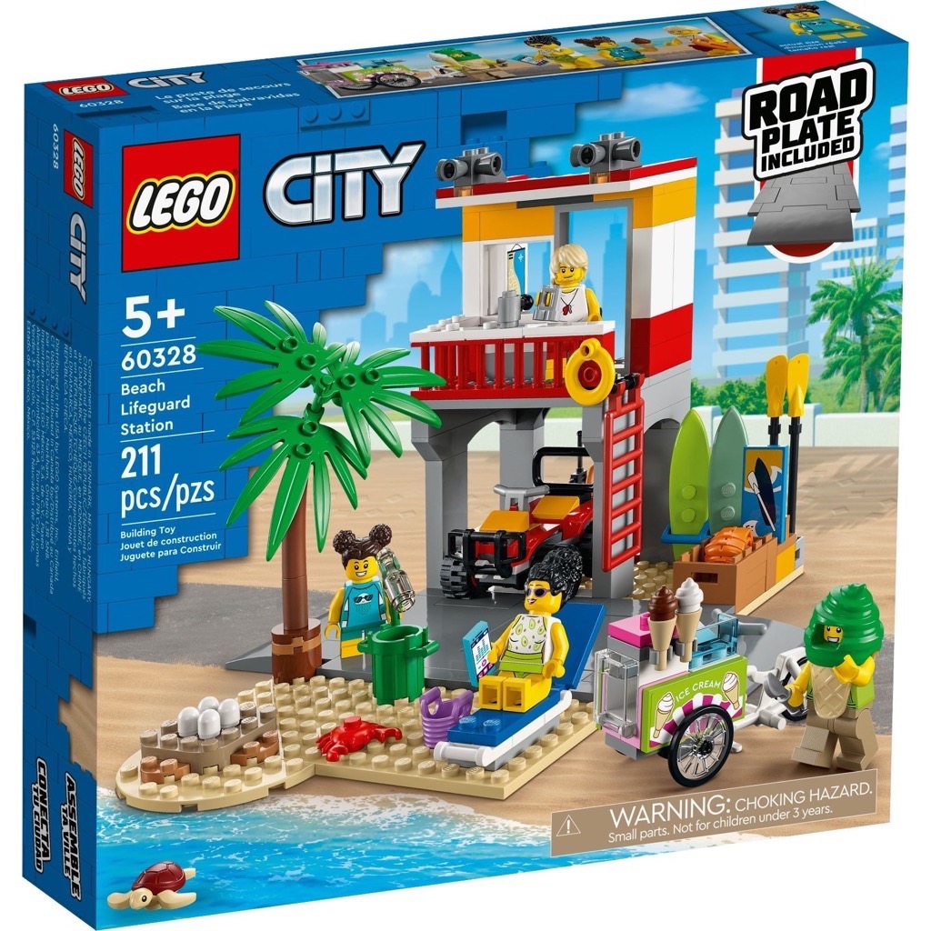 **MTS Toys**เลโก้ Lego 60328 City : Beach Lifeguard Station