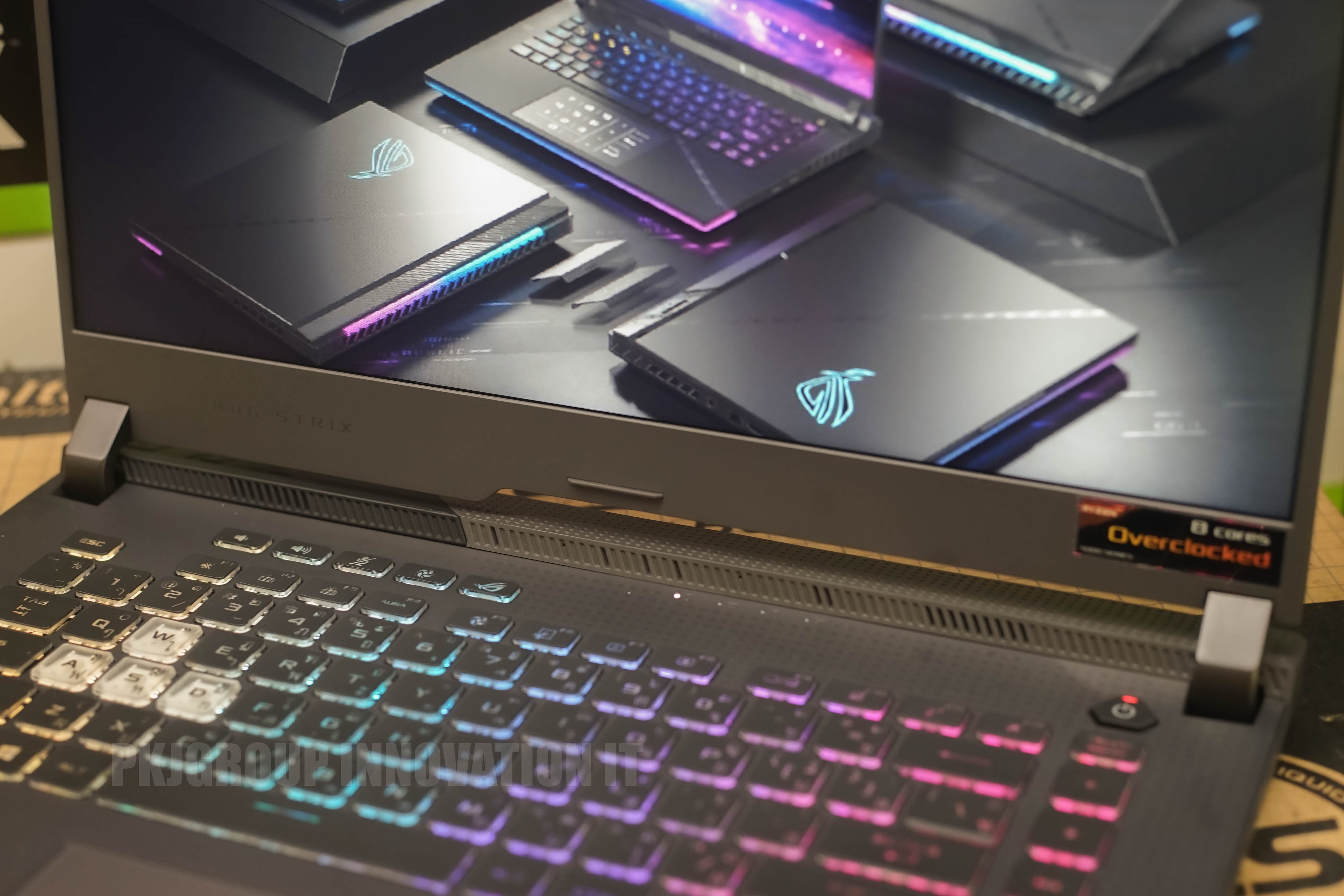 โน๊ตบุ๊คเล่นเกมมือสอง Asus ROG Strix GL543QE-HN131T R9 5900HX RAM16 GB SSD512 GB RTX3050Ti