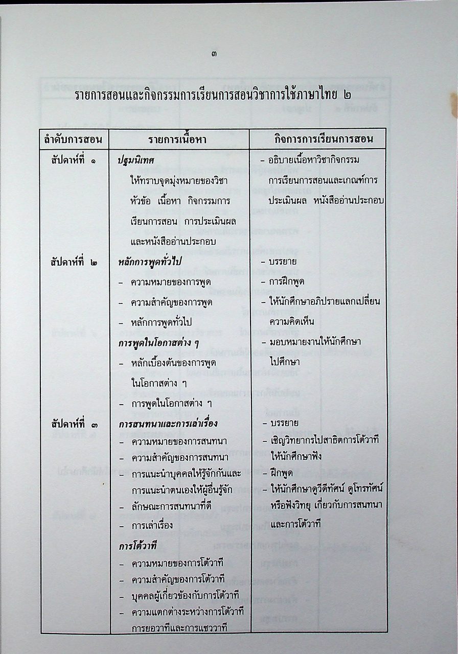 ภาษาไทย ๒