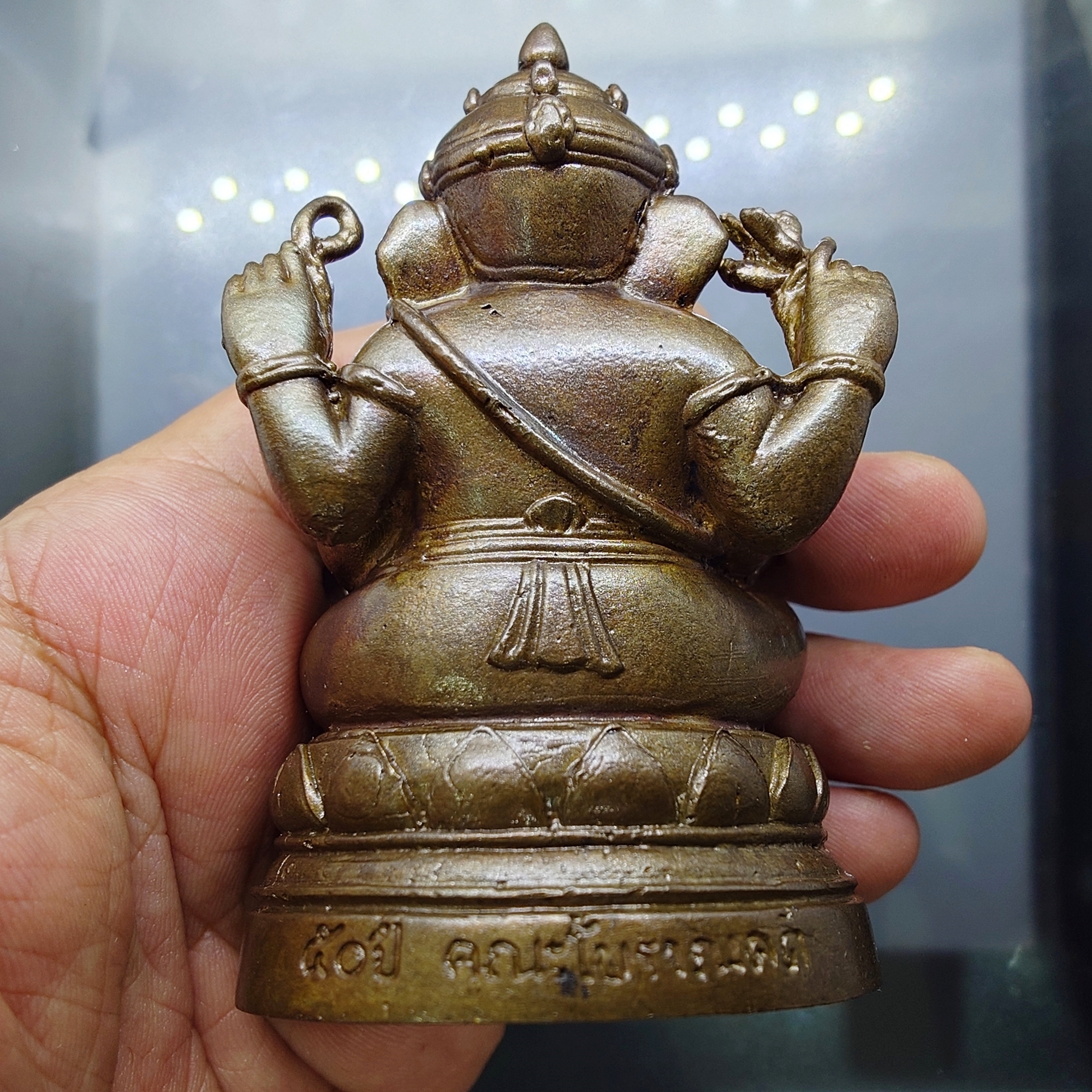 พระพิฆเนศ เฉลิมพระเกียรติ สธ 50 ปี เนื้อสัมฤทธิ์ คณะโบราณคดี มหาวิทยาลัยศิลปากร สร้าง ปี2548