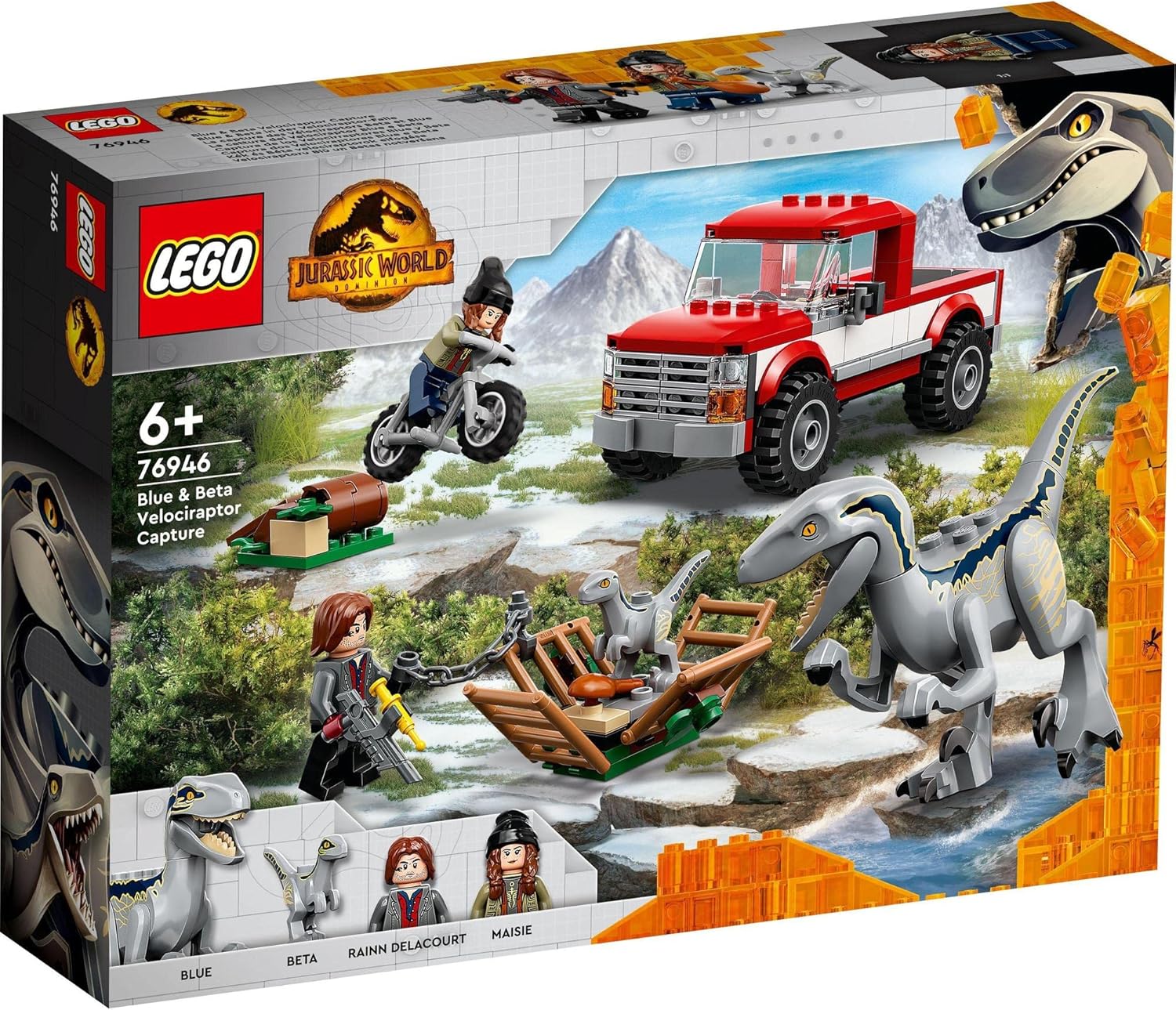 **MTS Toys**เลโก้ Lego 76946 Jurassic World : Blue & Beta Velociraptor Capture