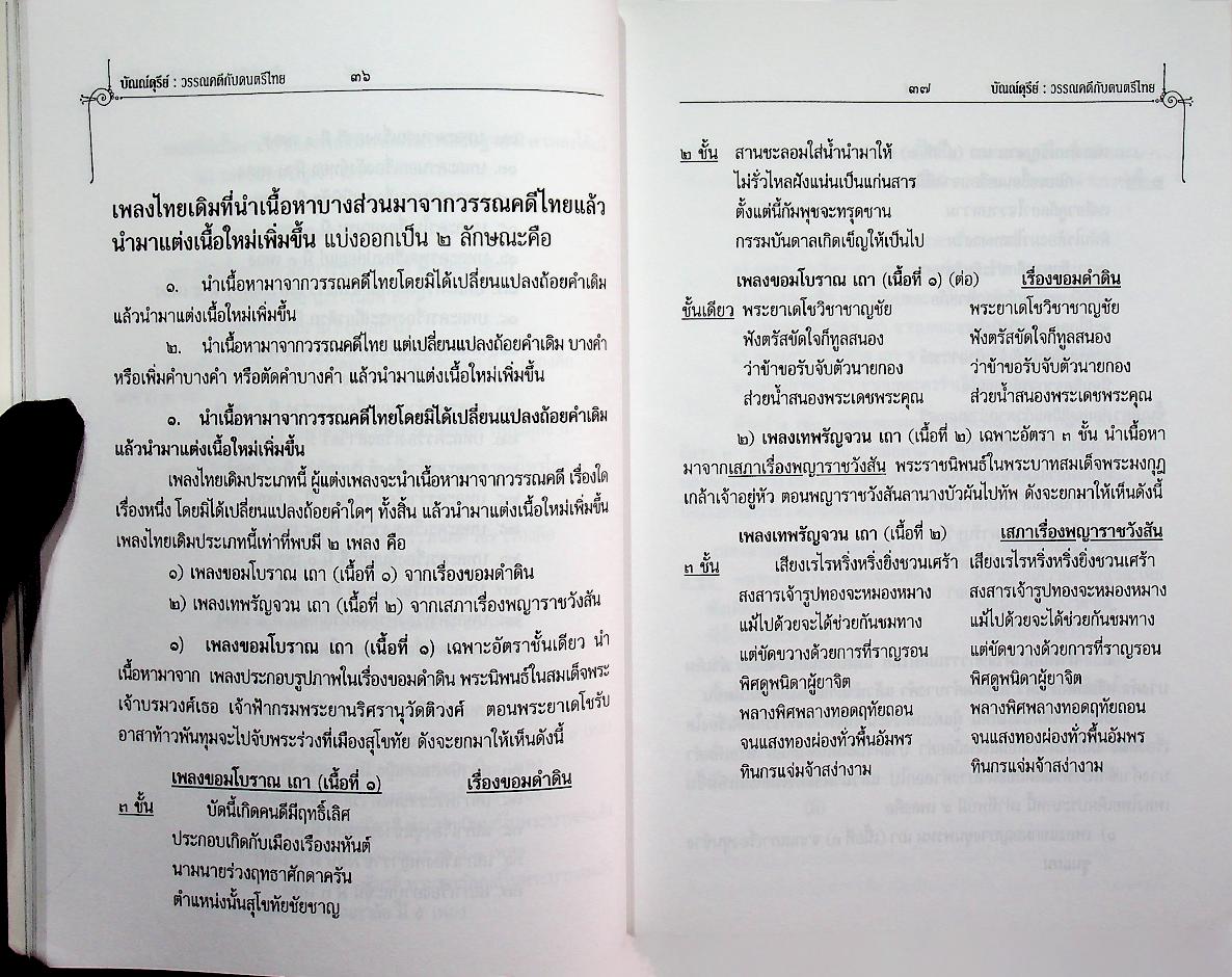 บัณณ์ดุรีย์ : วรรณคดีกับดนตรีไทย
