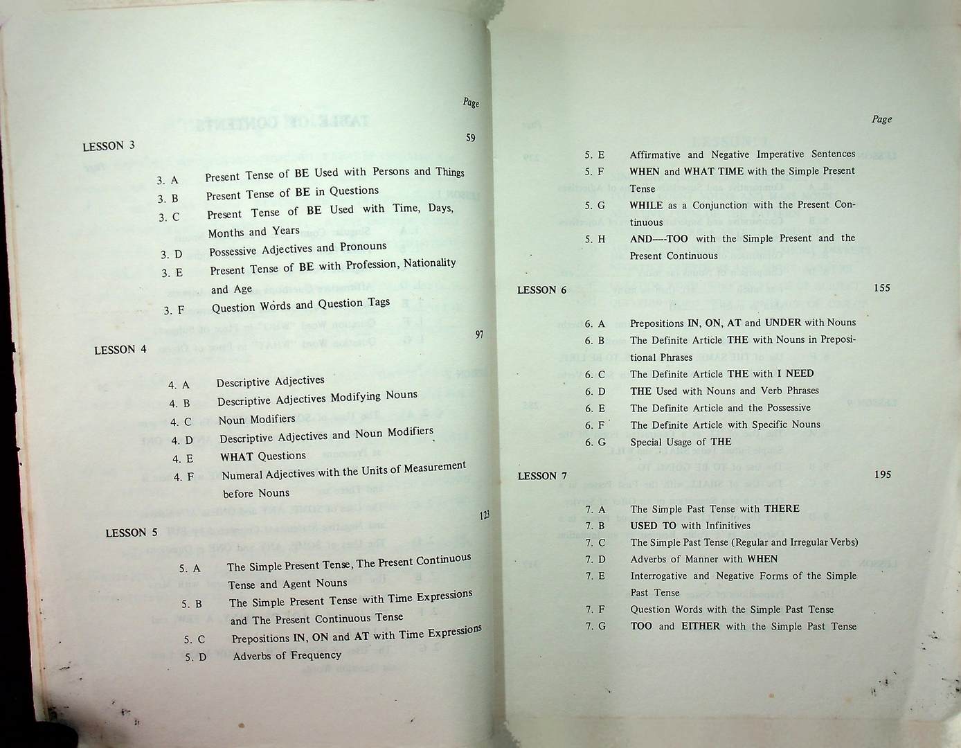 ENGLISH GRAMMAR FOR THAI SPEAKERS VOLUME 1