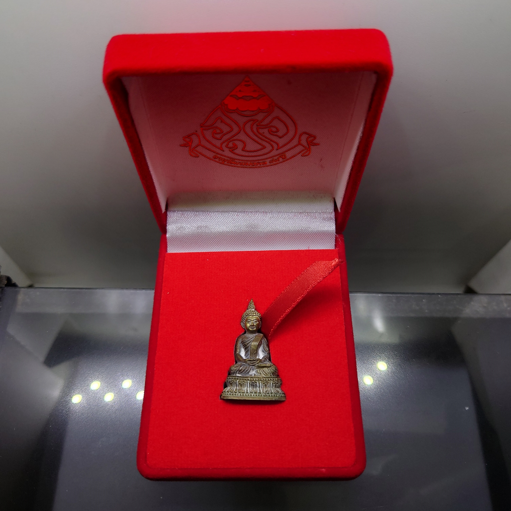 พระอังคีรส อายุวัฒนมงคล 89 ปี สมเด็จพระสังฆราช สกลมหาสังฆปริณายก วัดราชบพิธ ปี2552 เนื้อสัมฤทธิ์ พร้อมกล่อง