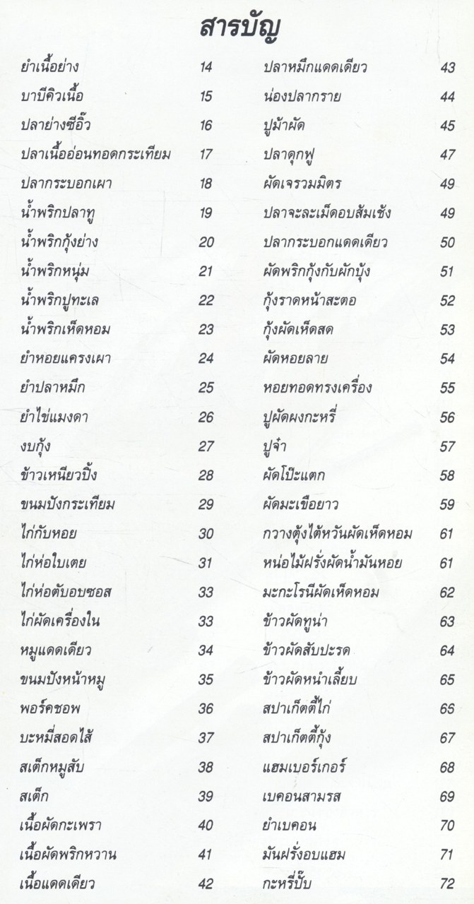 ตำราอาหาร NEW SPONGE