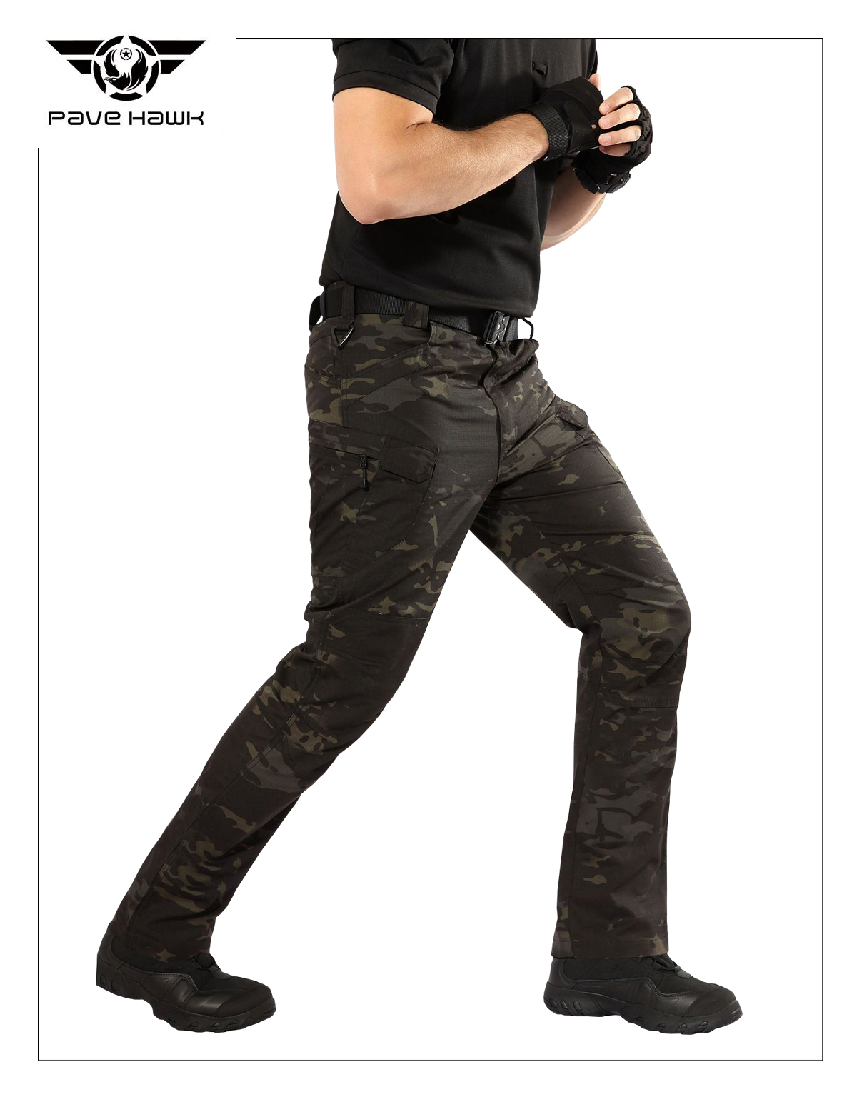 🇹🇭 32 ไทยแลนด์ แทคติคอล กางเกงขายาาว Pave Hawk IX7C ผ้าตาราง