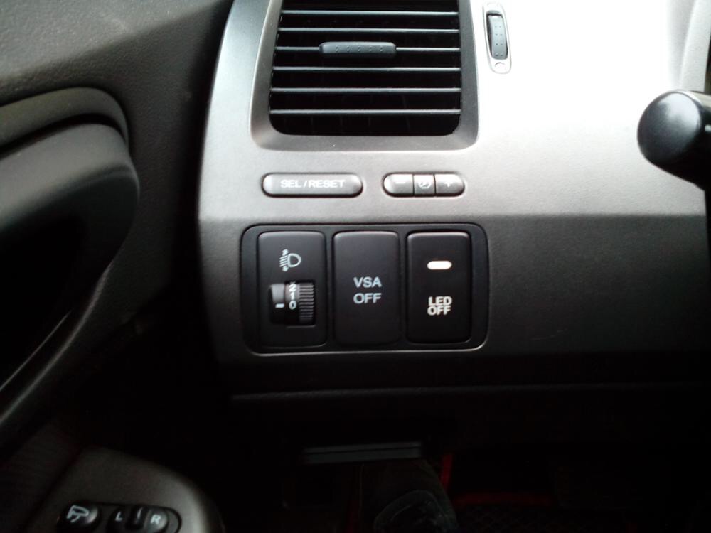 สวิทช์ Honda LED(O) switch สำหรับ Jazz City Civic CRV Accord Freed