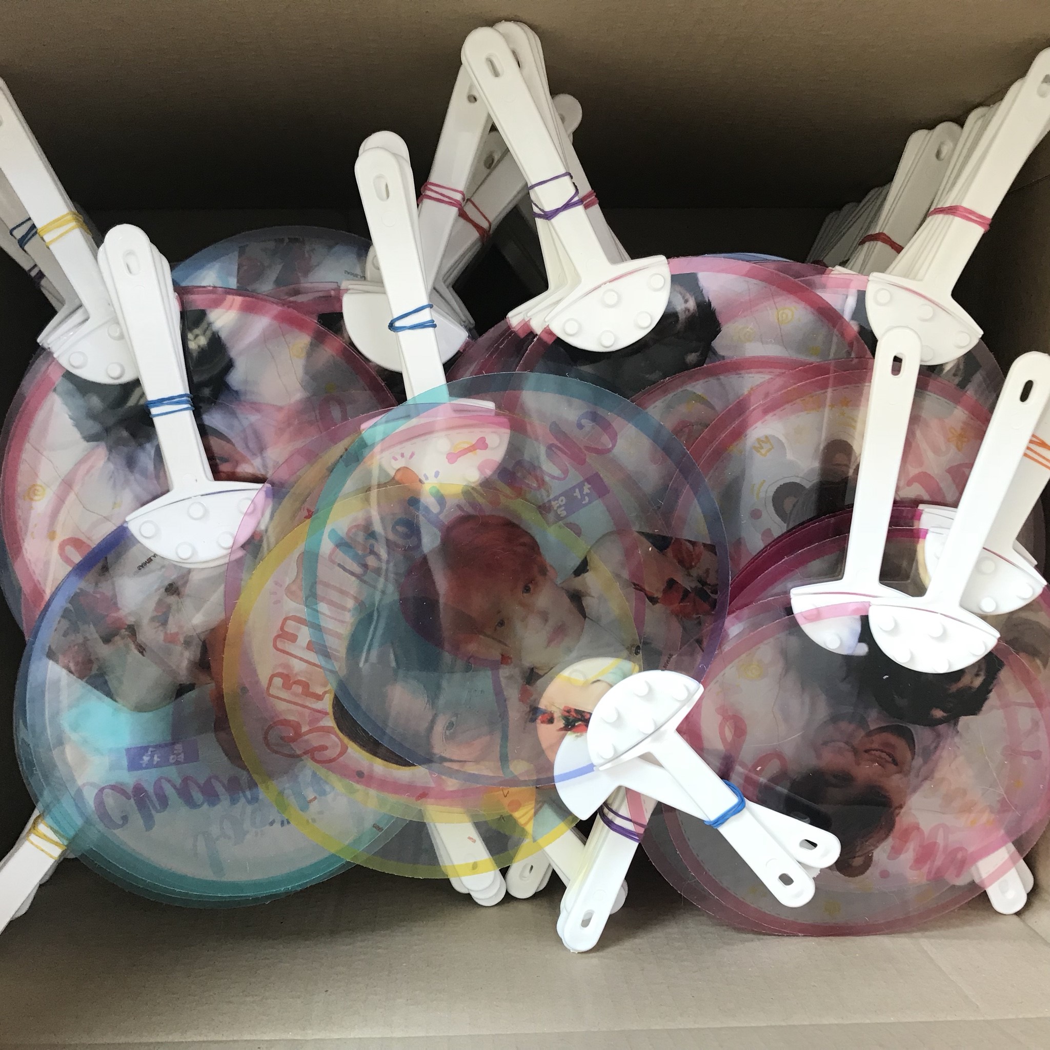 ทำพัดใส พัดใส พัดใสวงกลม