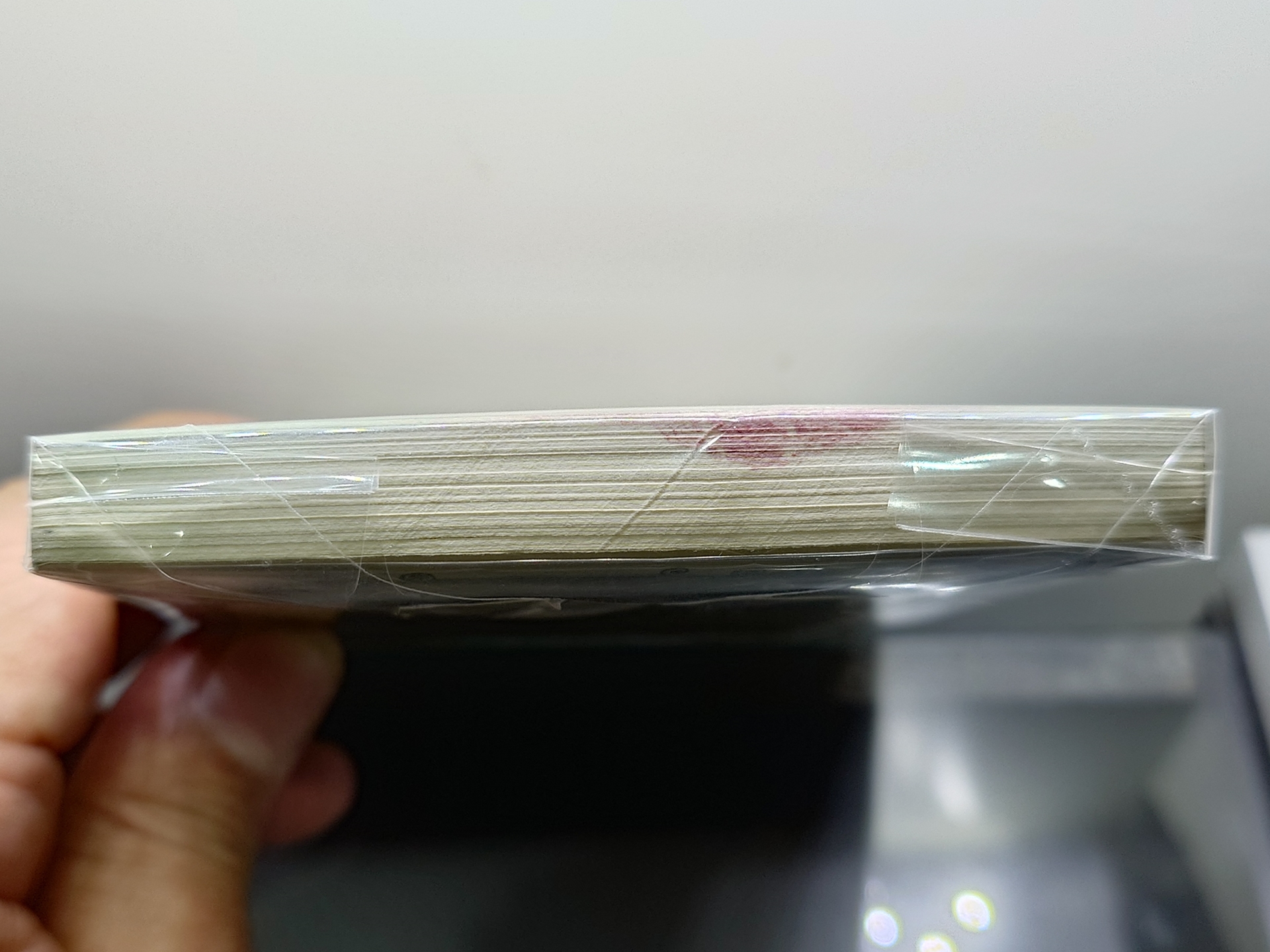 ธนบัตรยกแหนบ 100 ใบ เรียงเลข ธนบัตร 20 บาท แบบ 9 รุ่น 5 พิมพ์โทมัช สมัยรัชกาลที่9 ปี2500 ไม่ผ่านใช้