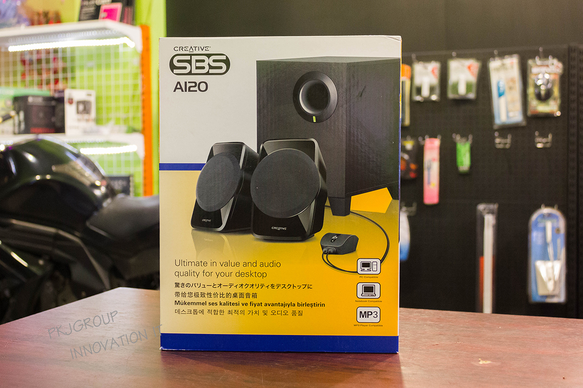 ลำโพงคอม Creative SBS A120 ลำโพงไม่เกินพัน เสียงคุณภาพ