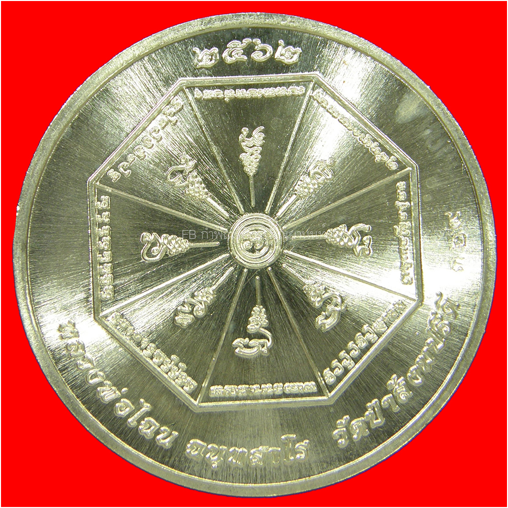 เหรียญพยัคฆ์หยินหยาง หลวงพ่อไฉน ฉนฺทสาโร เนื้อเงินลงยา