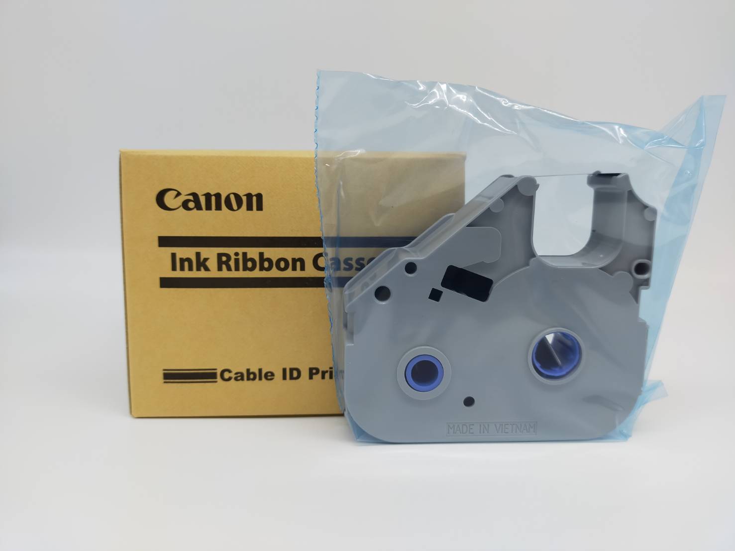 หมึกพิมพ์สีดำของแท้ 1 กล่อง มี 5 ตลับ (สำหรับเครื่องพิมพ์ปลอกสายไฟ CANON)