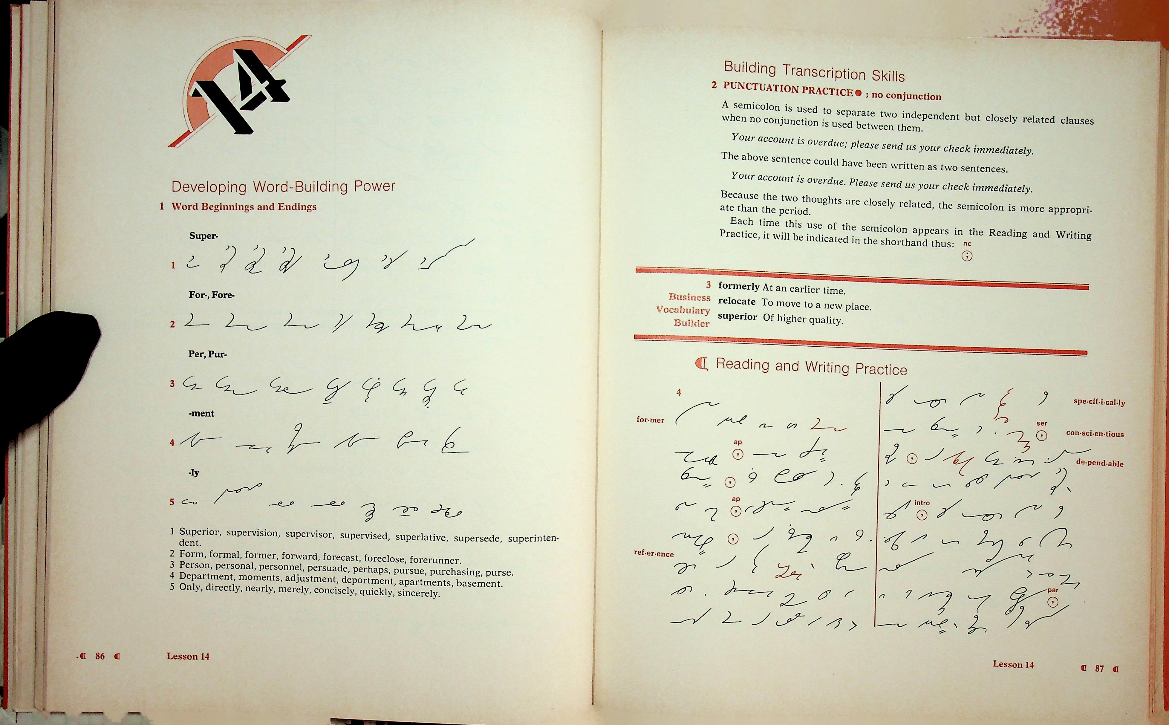 GREGG SHORTHAND FOR COLLEGES VOLUME TWO