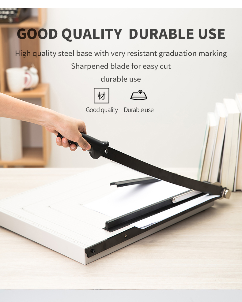 แท่นตัดกระดาษขนาด A3 (460x380mm) แท่นเหล็ก