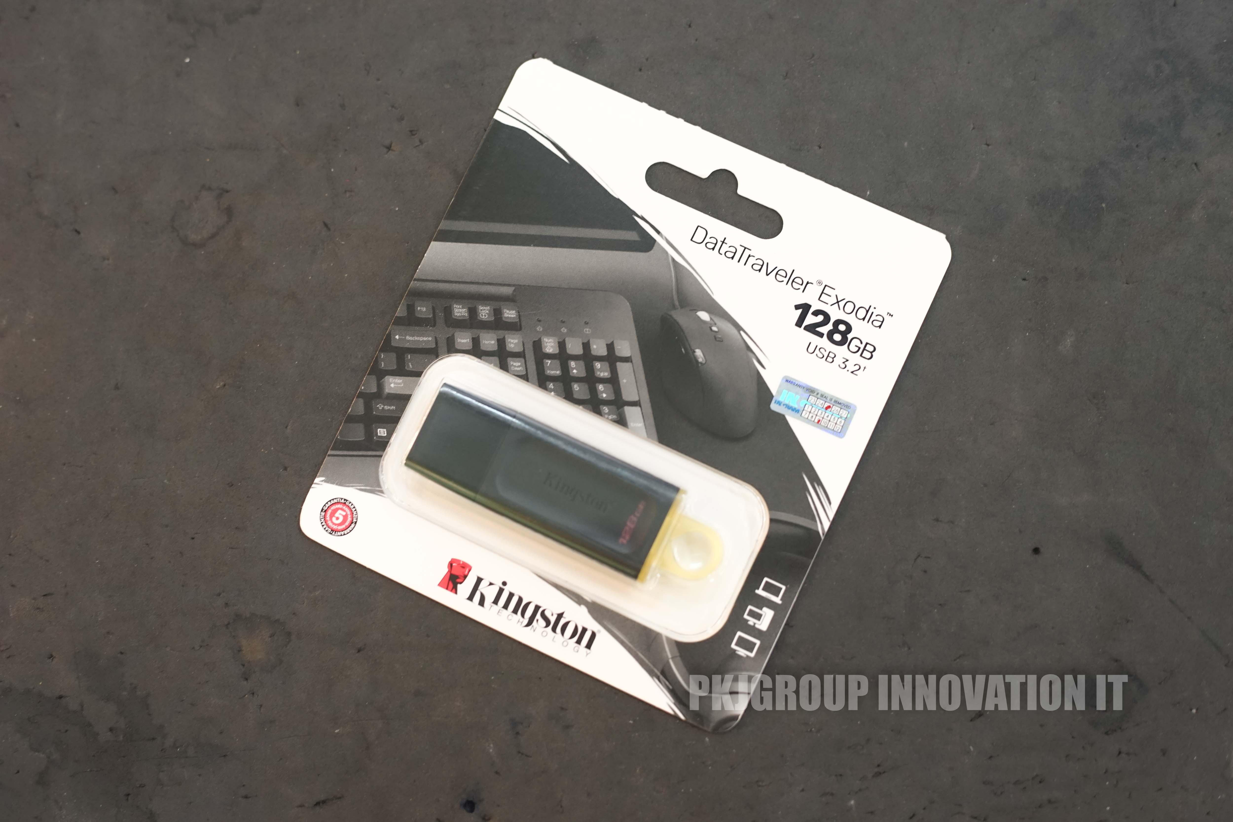 Flashdrive 128 GB ของใหม่ Kingston USB 3.2 DataTravel Exodia