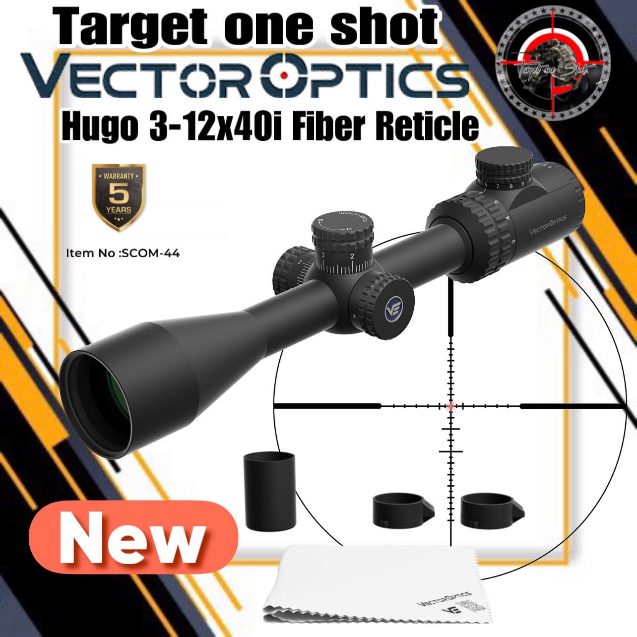 VECTOR OPTICS Hugo 3-12x40i Fiber Reticle Riflescope