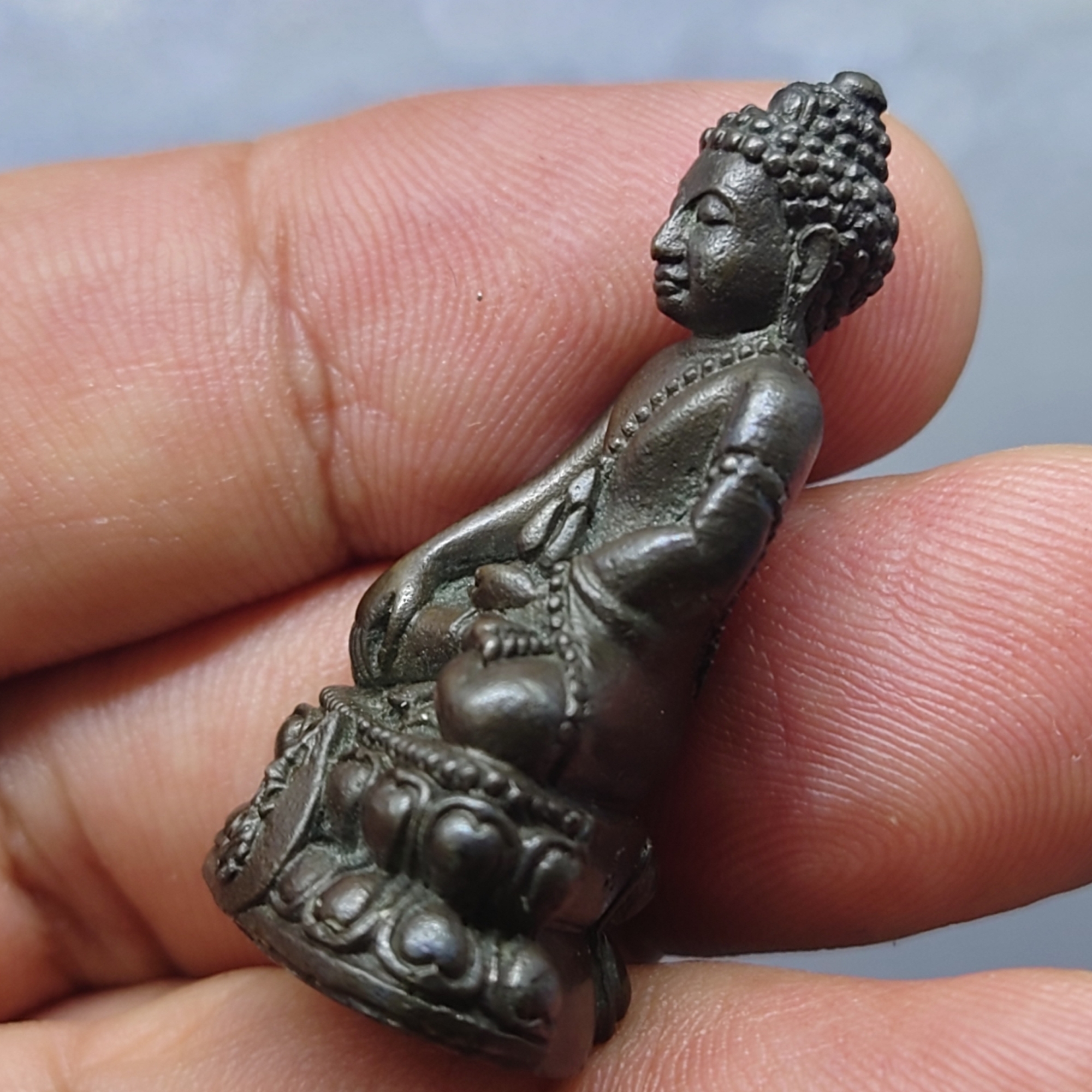 พระกริ่งนวปทุม ภปร เนื้อนวะ พ.ศ.2535 นิยม สร้างน้อย หายาก