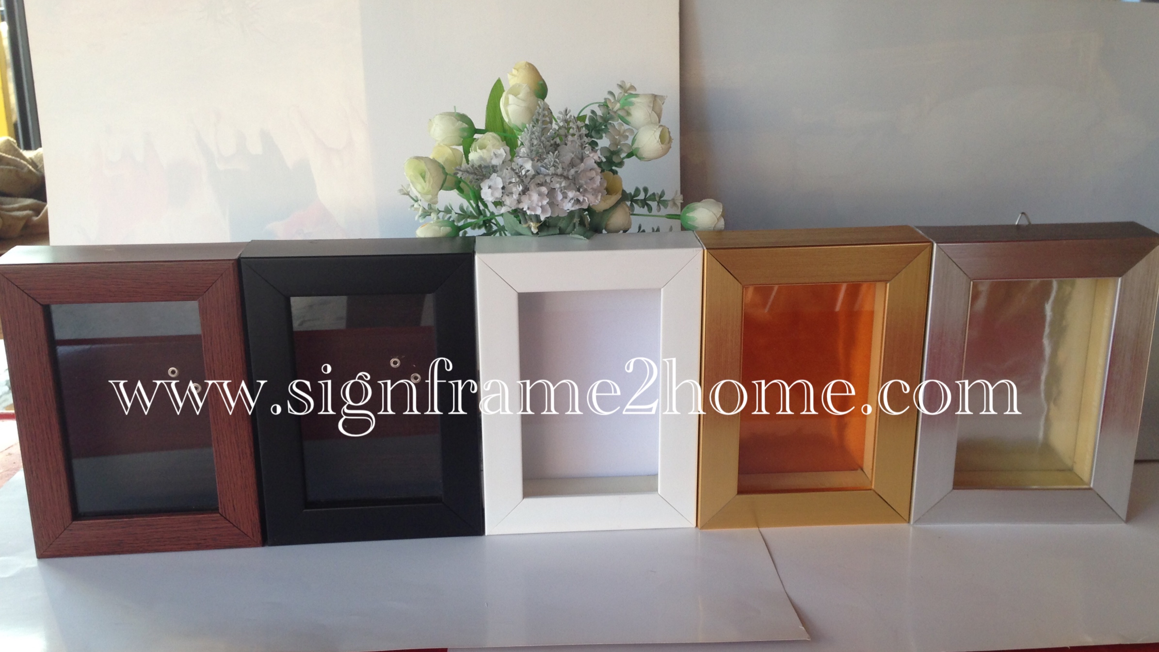 กรอบทรงลึก 5 เฉดสี A4