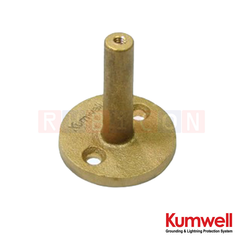 KUMWELL LXPH-C ฐานจับสายเปลือยเกาะผนัง (Back Plate Holdfast) Dia. 63 mm, Height 68 mm