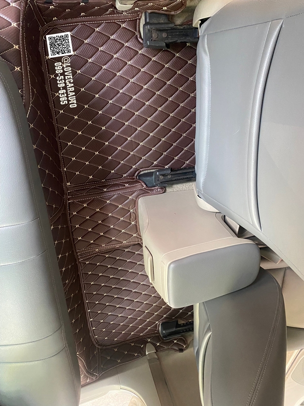 พรมปูพื้นรถยนต์ Toyota Altis โตโยต้าอัลติส 2007-2014 ลายเคฟล่าสีกาแฟ