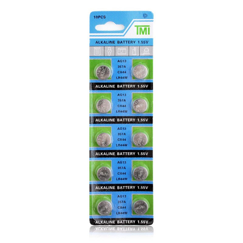 แบตเตอรี่ AG13 Button Coin Cell Battery Batteries 1.55V