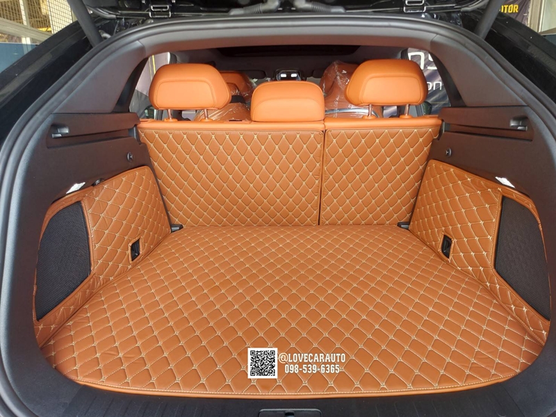 พรมปูพื้นรถยนต์ 6D Deepal S07 สีน้ำตาล เต็มคัน+ซุ้มล้อ