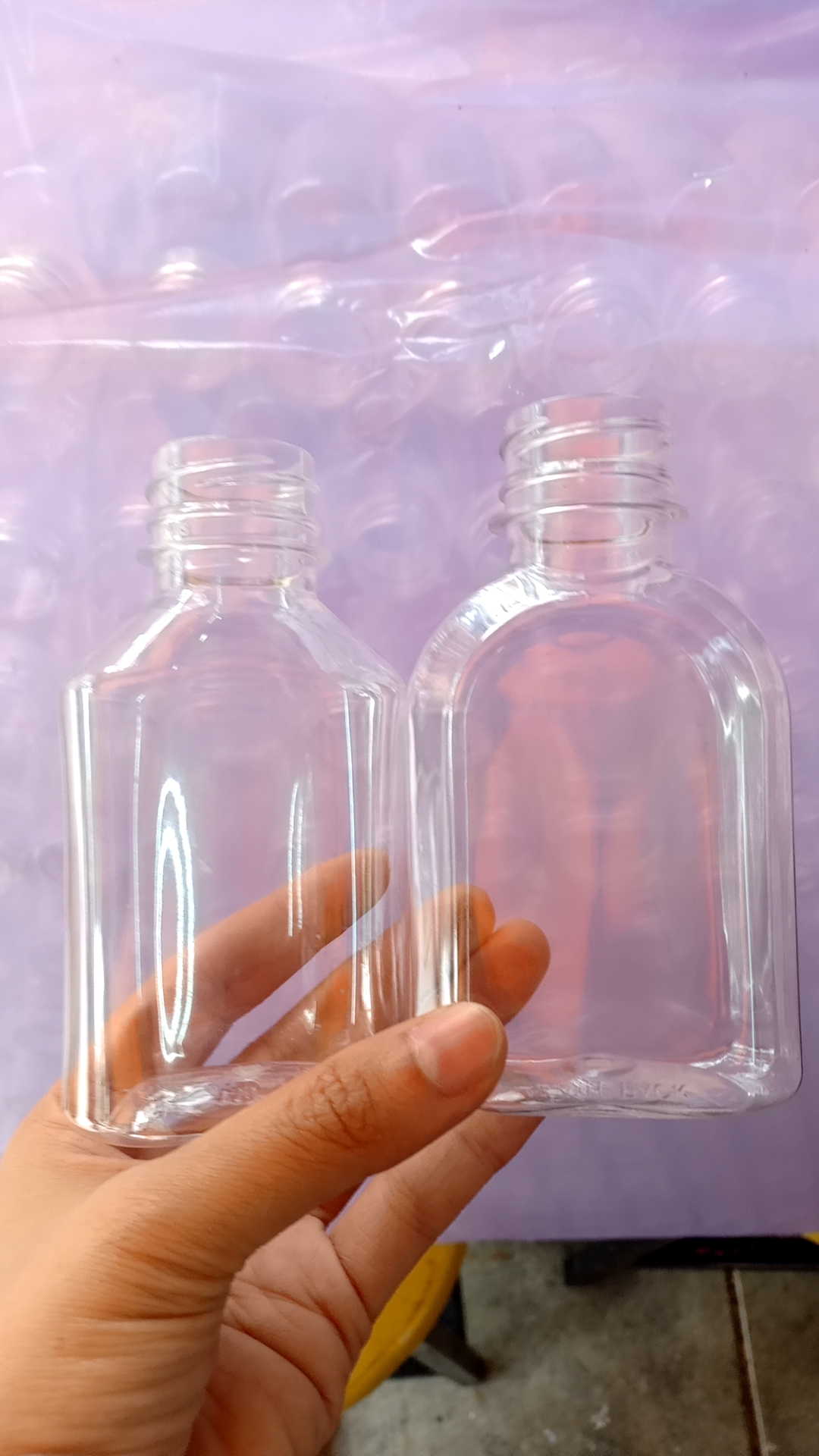 ขวดทรงแบนมินิ 150ml ป.30 แพค 150 ใบ