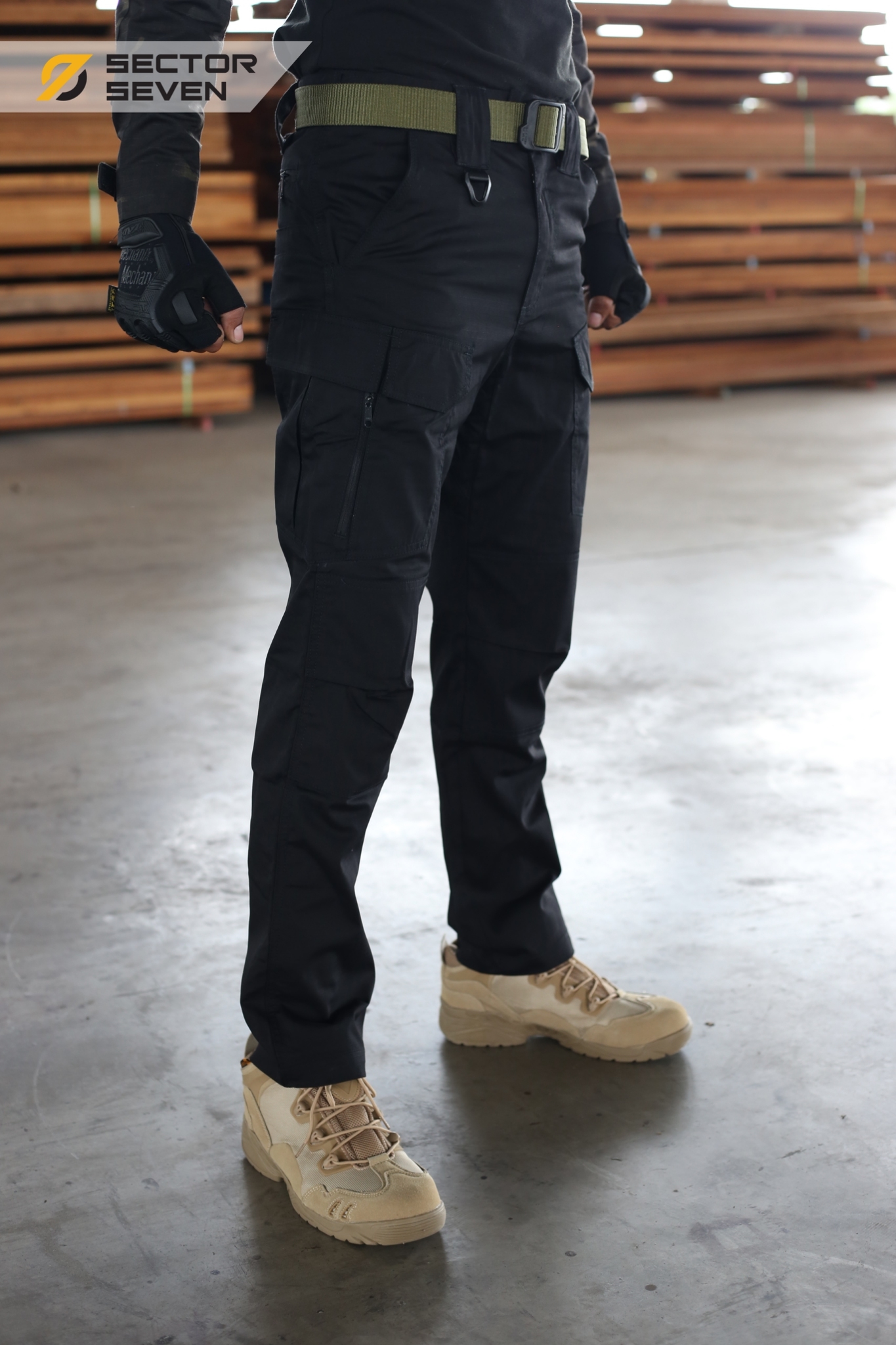 🇹🇭 27 ไทยแลนด์ แทคติคอล กางเกงขายาว SECTOR SEVEN IX12C ผ้าตาราง