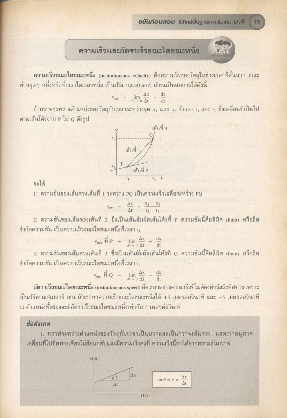 ขยันก่อนสอบ ฟิสิกส์พื้นฐานและเพิ่มเติม ม.4