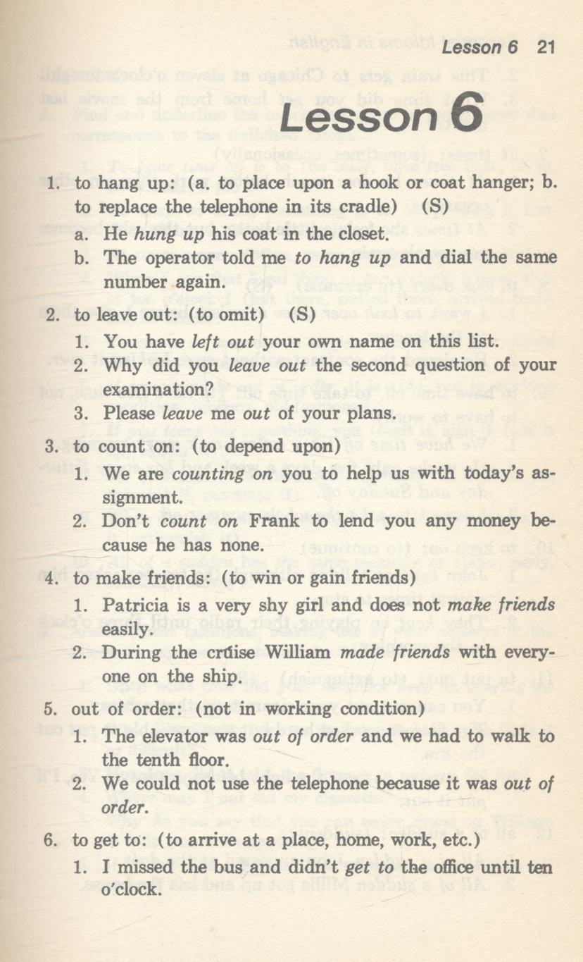 ESSENTIAL IDIOMS IN ENGLISH