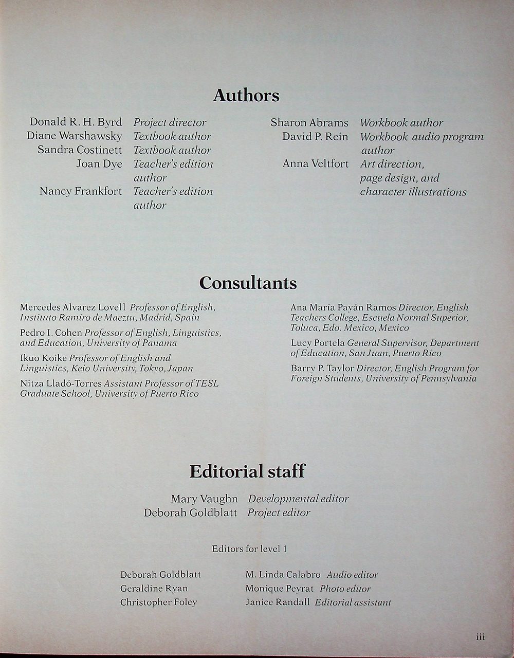 SPECTRUM 1 A Communicative Course in English