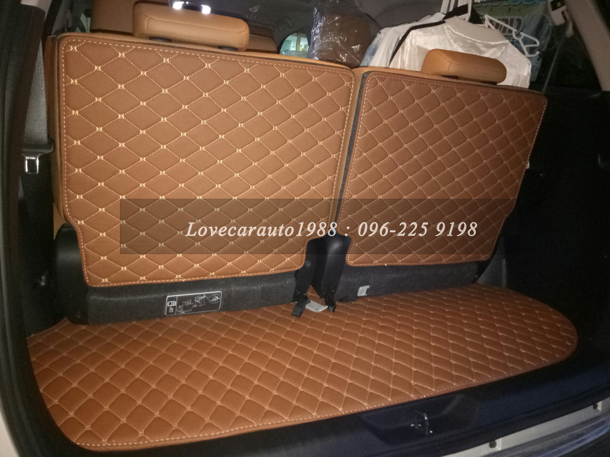 พรม6D Toyota fortuner2017 สีน้ำตาล