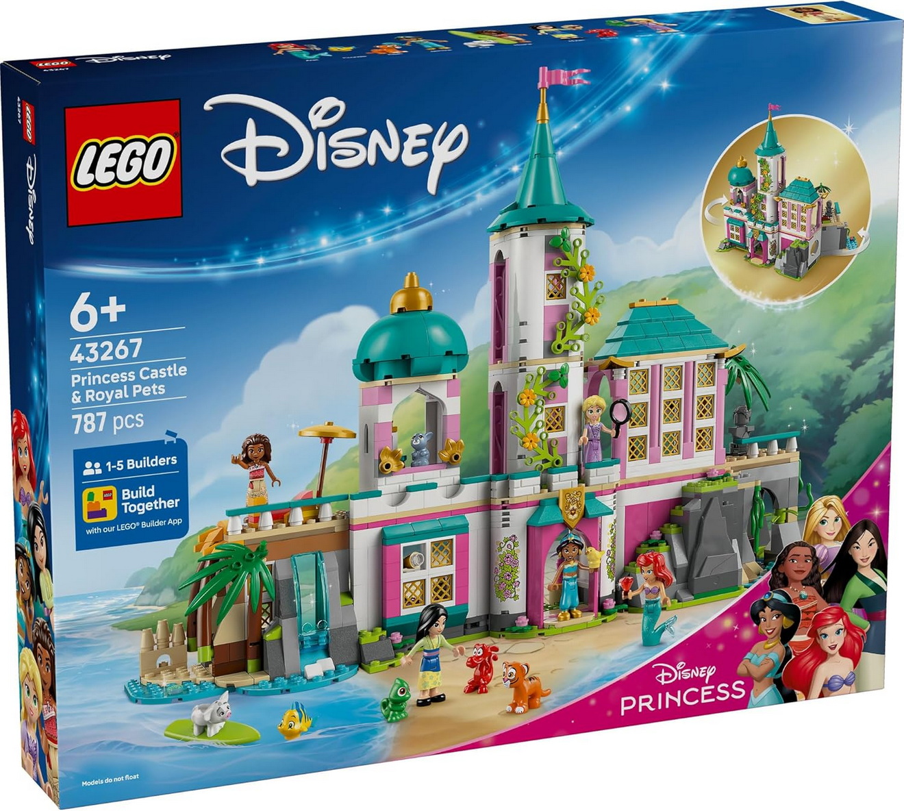 **MTS Toys**เลโก้ Lego 43267 Disney : Princess Castle & Royal Pets