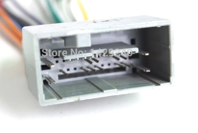 ปลั๊กตรงรุ่น Honda 24 pin สำหรับ 2din Kenwood, JVC, ETC ไม่ตัดต่อสายไฟ