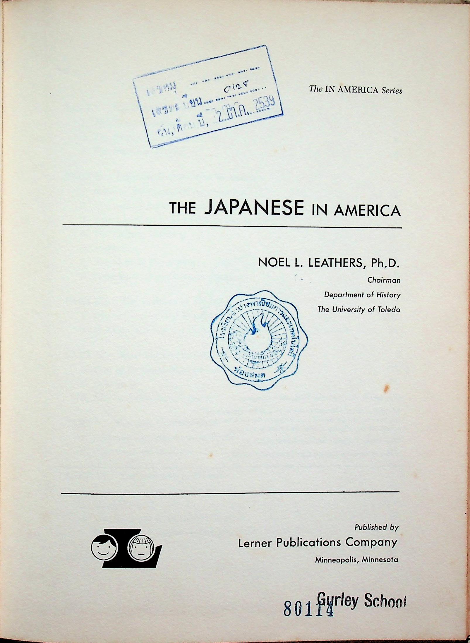 The Japanese in America