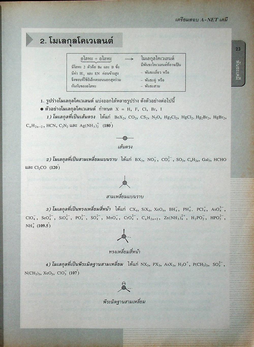 เตรียมสอบ A-NET เคมี