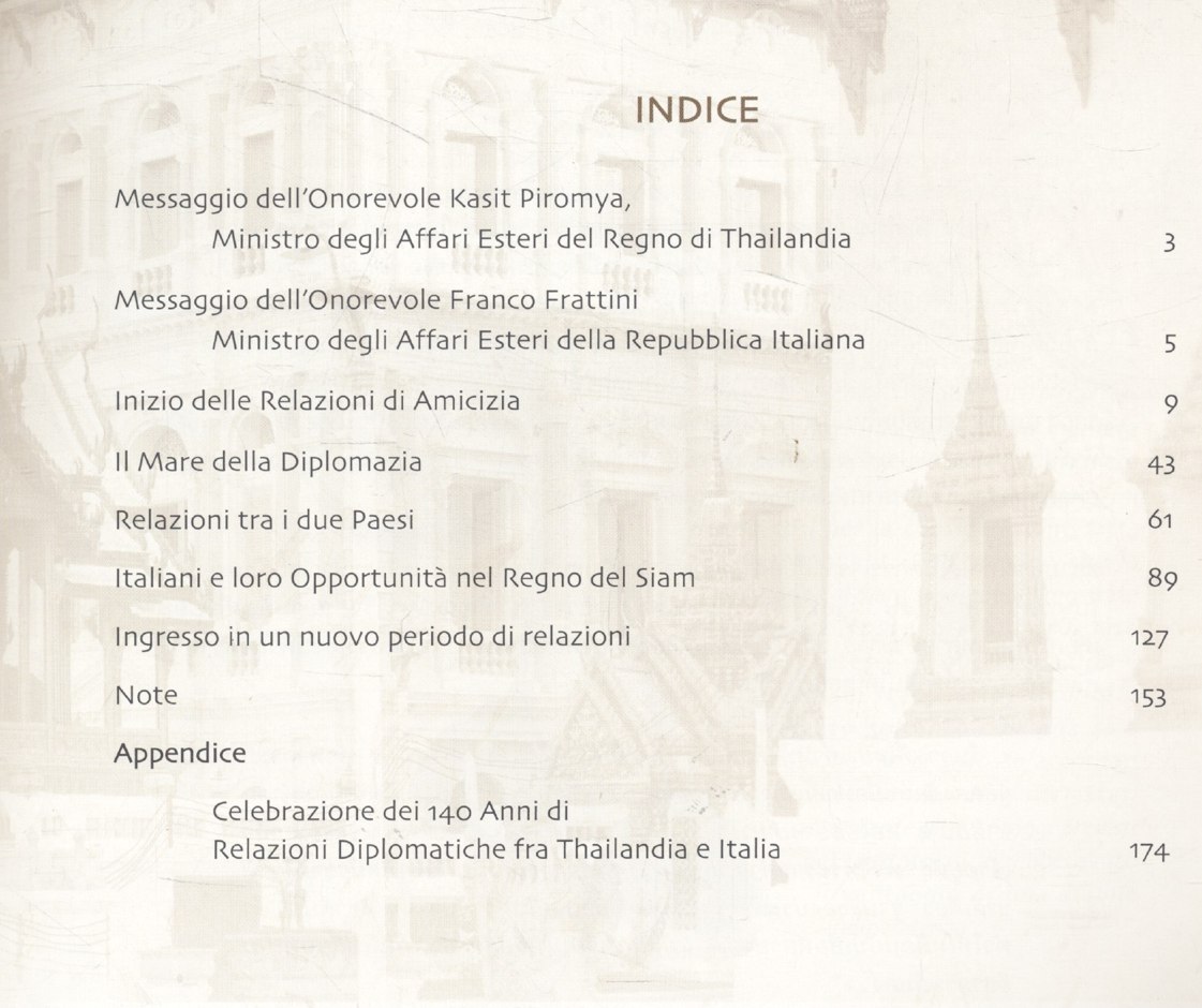 ภราดามหามิตร ไทย-อิตาลี Buon Fratello e Amico Thailandia-Italia ๑๔๐ ปี ความสัมพันธ์ไทย-อิตาลี