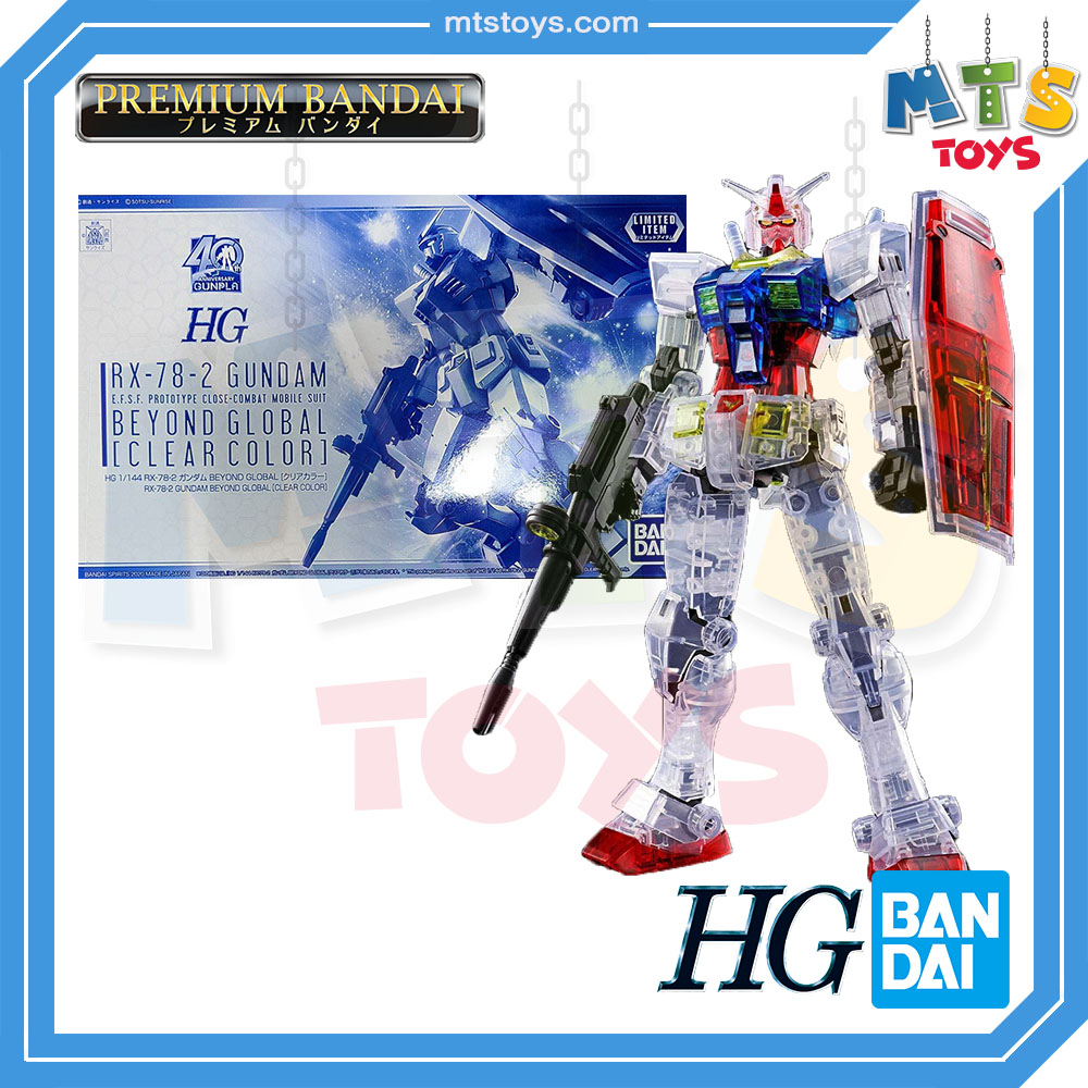**MTS Toys**กันดั้ม P-Bandai : HG RX-78-2 Beyond Global [Clear Color] 1/144
