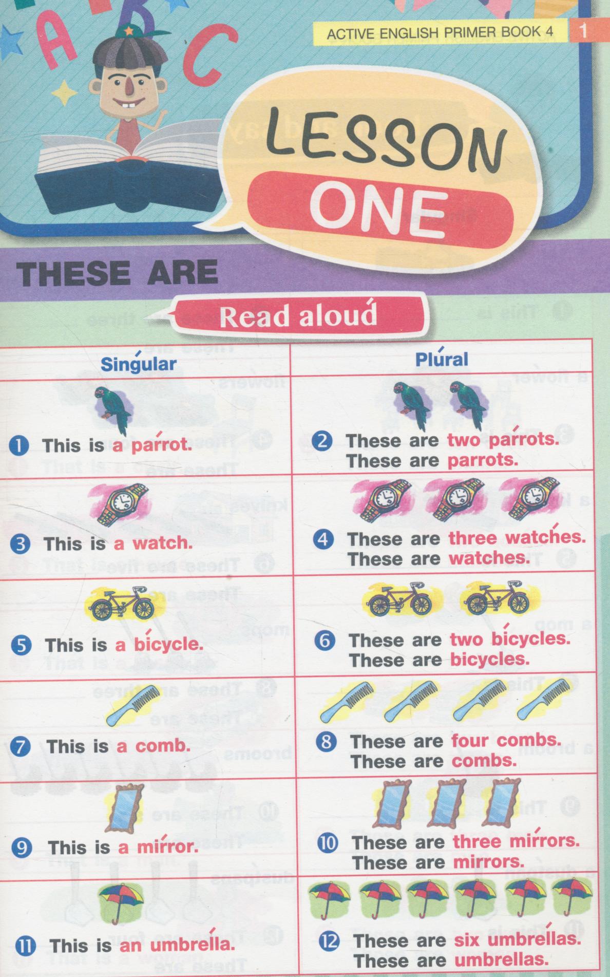 ACTIVE ENGLISH PRIMER NEW EDITION BOOK 4 ป.4