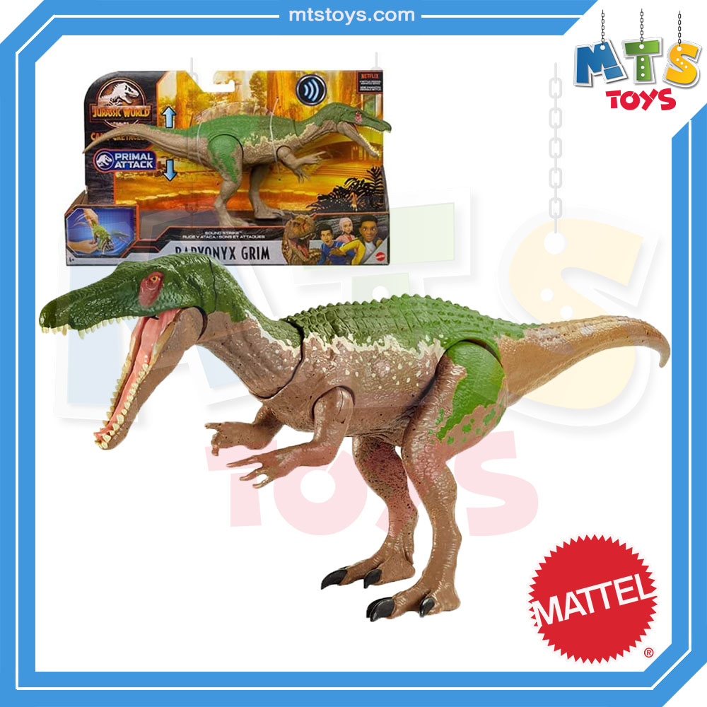 **MTS Toys**Mattel Jurassic World Camp Cretaceous : GVH65 Baryonyx Grim [ความยาวจากหัวถึงหาง 30 ซ.ม.]