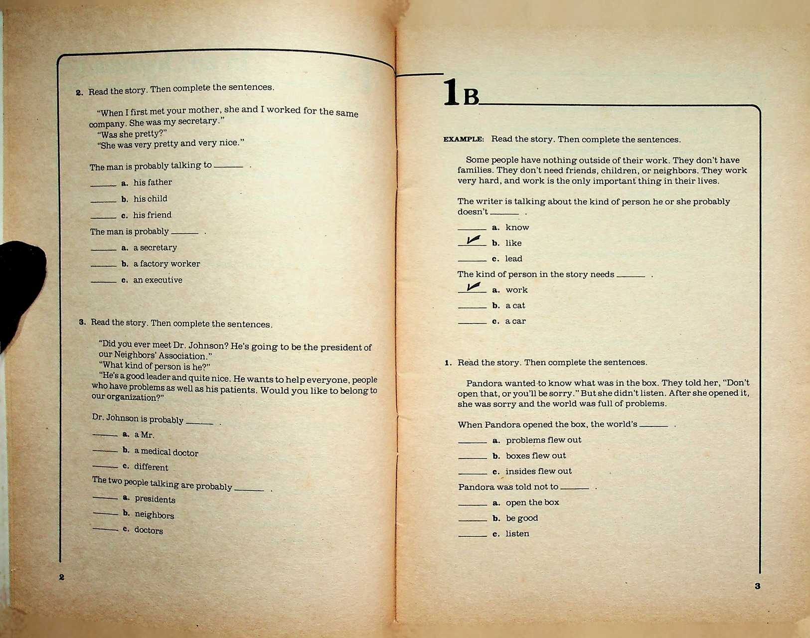 READING SKILLS RECOGNIZING DETAILS BOOK 3