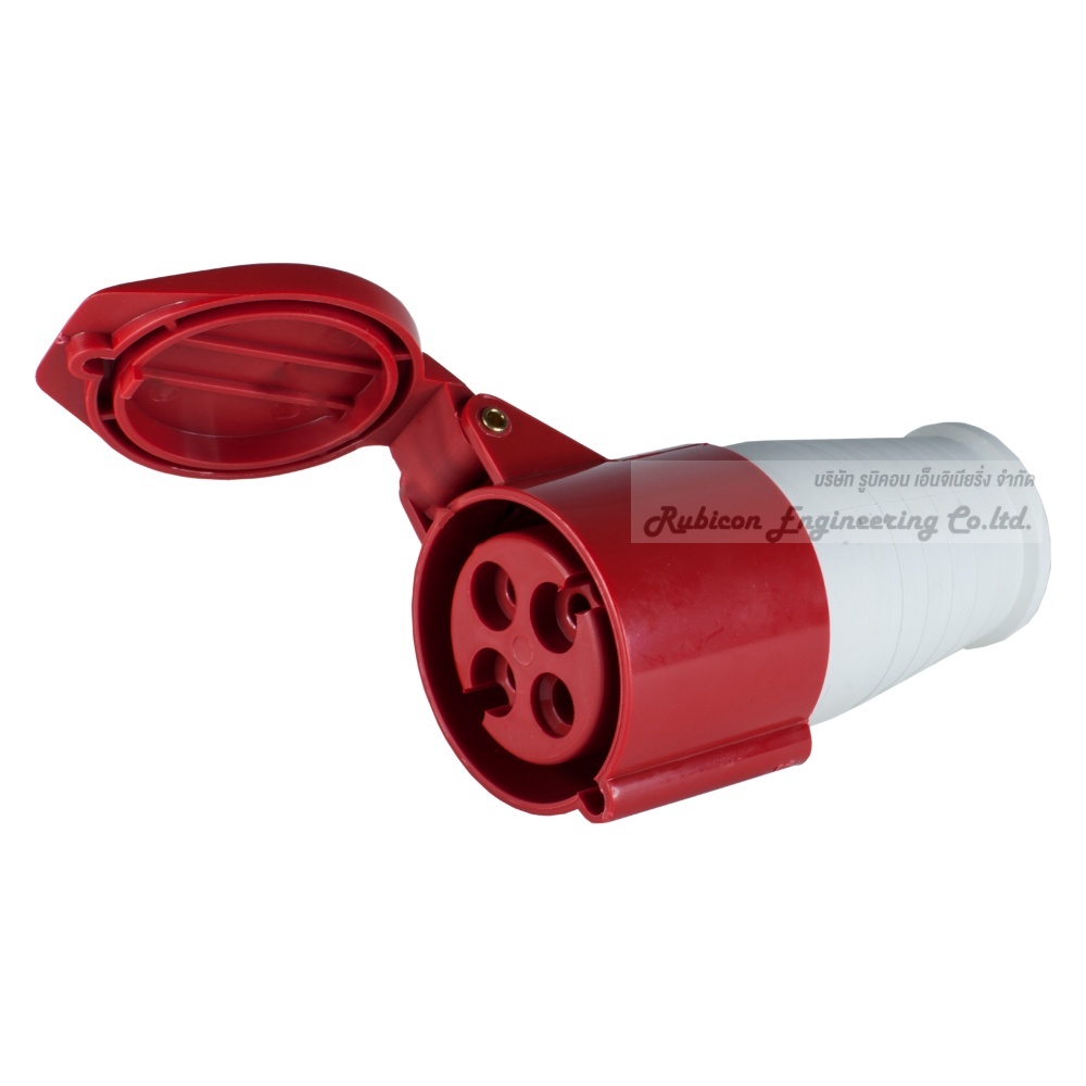 "MASHI" MA-214 ปลั๊กตัวเมียกลางทาง (CONNECTORS) 3P+N+E 16A 380-415V 6H IP44