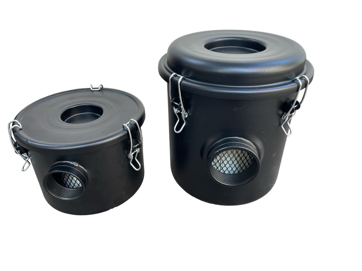 Vacuum filter สำหรับ Ring Blower หรือปั๊ม Vacuum แบบอื่นๆต่อเข้ากับ Inlet ของเครื่อง (Inlet dust filter )