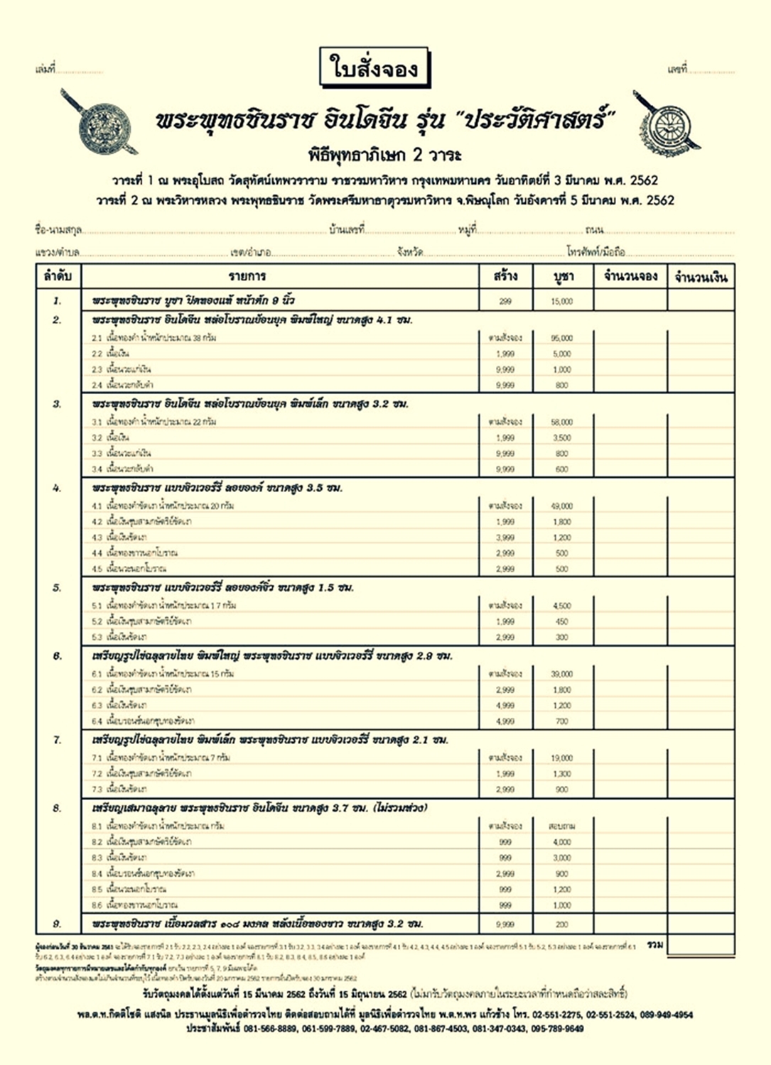 พระพุทธชินราช กรมตำรวจรุ่นแรก รุ่น “ประวัติศาสตร์” เหรียญรูปไข่ฉลุลายไทย พิมพ์ใหญ่ เนื้อเงินขัดเงา ปี2562 พร่อมกล่องเดิม